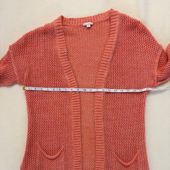 GAP Coral Open Knit Lightweight Cardigan Sweater -  Size Small - Picture 6 of 7
